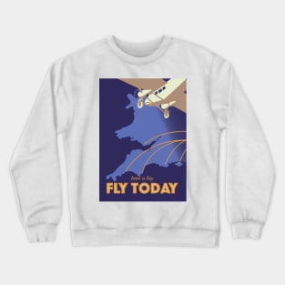 Book a Trip! Fly today Crewneck Sweatshirt